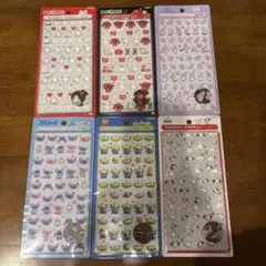 「新品未開封正規品】 ディズニー ボンボンドロップminiシール 6種