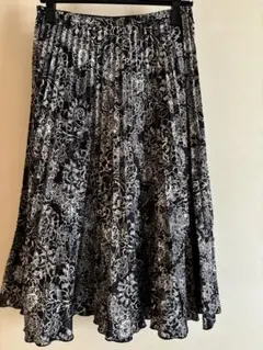 HIROKOBIS 花柄プリーツスカート 13AB