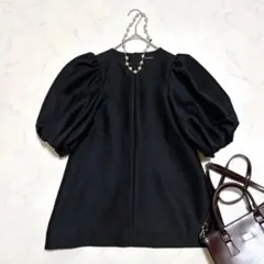 ★美品★ KEINA RITA リボンストラップトップス　ケイナリタ keina rita リボンストラップトップス 36 ブラック - メルカリ