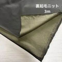 w3国産生地 　裏起毛ニット　送料込2600円