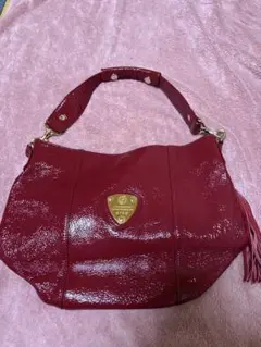 美品✨アタオ ブーブー ショルダーバッグ ウォレット 財布 エナメル