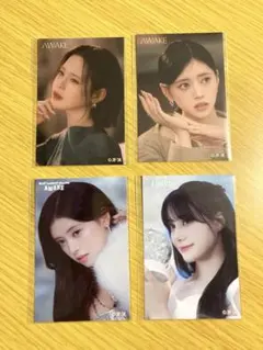 未開封！　NiziU AWAKE ステッカー　4枚セット マコ　リマ　ニナ