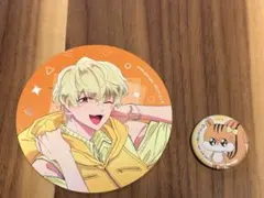 多聞くん今どっち！？　ミニ缶バッジ　コースター　石橋ナツキ　コラボカフェ　特典