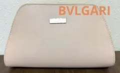 ブルガリ　BVLGARI ポーチ　ベージュピンク　新品未使用　メイクポーチ