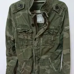 正規品 アバクロンビー&フィッチ 迷彩 ジャケット