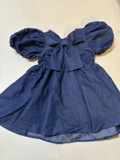 プティマイン　デニムワンピース