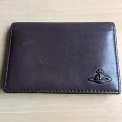 Vivienne Westwood ダークブラウン名刺入れ