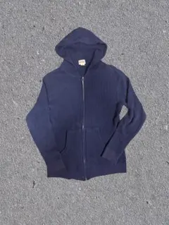 00s archive BEAMS navy fullzipParker