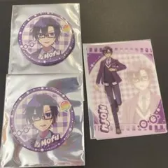 カラフルピーチ もふ 缶バッジ クリアカード ウィンターフェア アニメイト