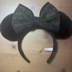 ミッキーマウス ビジュー付きカチューシャ