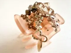 Complex Biz ヘアクリップ 花モチーフ 中クリップ - メルカリ