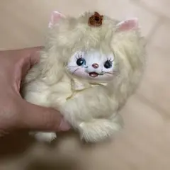 chata作家 ネコ テディベア ハンドメンド ぬいぐるみ 羊毛フェルト
