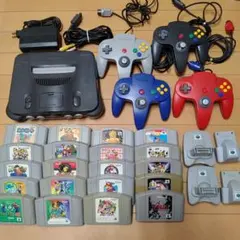 Nintendo 64 本体 コントローラー4個 ソフト20本セット
