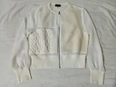 【匿名配送】ランバンコレクション ニットジャケット