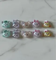 ネイルパーツ　ディズニー　ダッフィフレンズ