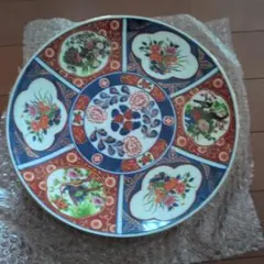 希少特大皿　古伊万里色絵図大皿　直径約47cm 飾り皿 希少特大皿 古伊万里色絵図大皿 直径約47cm 飾り皿 - メルカリ