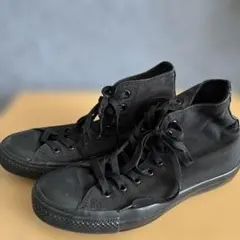 converse オールブラック　25.0 ハイカット