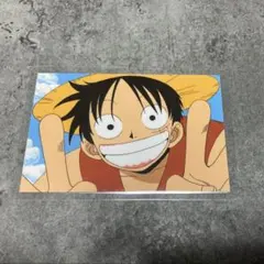 ワンピース　ルフィ ラミネートカードコレクションNo.015