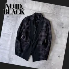 00s archive NO ID. check tailored jacket