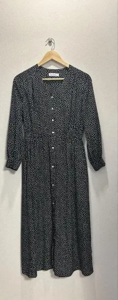 UNITEDARROWS 黒ドットワンピース サイズフリー