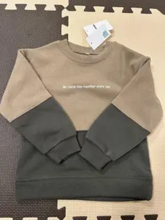 【新品タグ付き】裏起毛トレーナー 110㌢