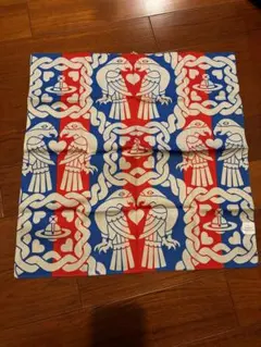 Vivienne Westwood ハートと鳥のデザインハンカチ