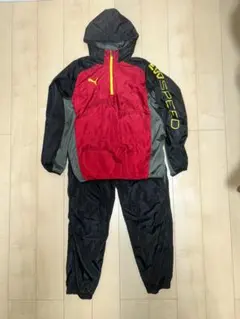 Puma ピステ・ウィンドブレーカー レッド/ブラック【上下】