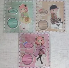 SPY×FAMILY スパイファミリー アーニャ アクリルスタンド 3個セット