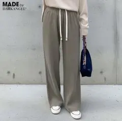 ダークエンジェル　コーデュロイワイドパンツ ストレートパンツ　裏起毛　あったか