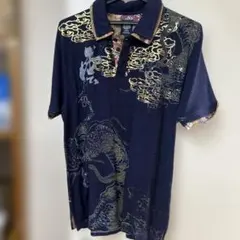 中古品☆メンズポロシャツ半袖　Ｌサイズ
