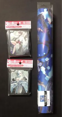 新品未開封 勝利の女神 NIKKE シンデレラ ドレス プレイマット スリーブ 勝利の女神：NIKKE」より透明感のある青色のドレスを纏った