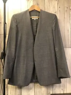 Maison Margiela 定番 ノーカラージャケット 稀少50 グレー Maison Margiela（旧Maison Martin Margiela）（ノーカラージャケット