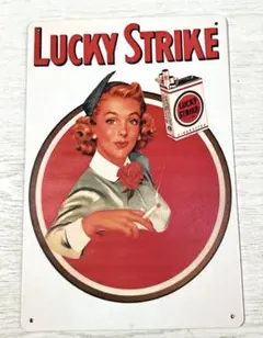 1987年ラッキーストライク販促看板 Amazon.co.jp: サイズ：8 x 12 インチ（20 cm x 30 cm