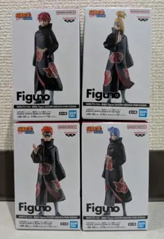 NARUTO疾風伝 Figuno 暁 フィギュア 全4種セット - メルカリ