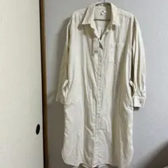 UNIQLOコーデュロイ シャツワンピース Lサイズ