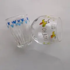 ミッキーマウスとプルートのグラスセット