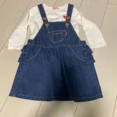 ★美品★ホットビスキュイのワンピース100cm