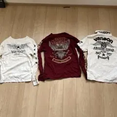 VANSON 長袖カットソー 3枚セットのサムネイル