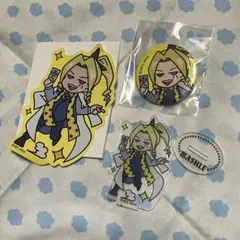 【マッシュル】100均 缶バ ステッカー アクスタ【ライオ】※3点セット