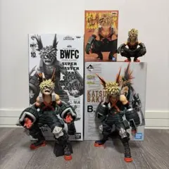 開封済み【ヒロアカ】爆豪勝己フィギュア3体セット