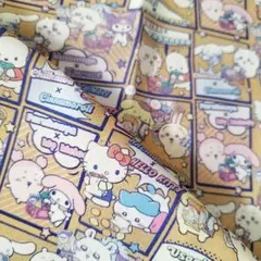 《50×70》ちいかわ サンリオ コラボ はぎれ 布 生地