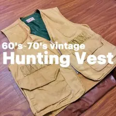 60s-70s ヴィンテージ ハンティングベスト