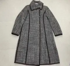 (K12714) HIROKO BIS ウール100％ リバーシブルロングコートのサムネイル