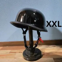 ナチヘル　合皮 GERMAN HALF HELMET ジャーマンハーフヘルメット クローム