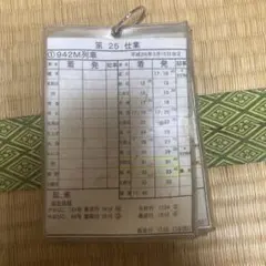 JR西日本 283系 くろしおオーシャンアロー 運転士時刻表 スタフ - メルカリ