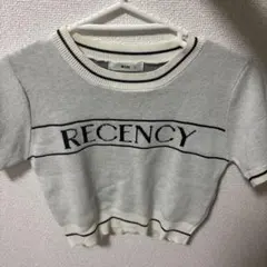 WEGO ロゴショート丈Tシャツ F