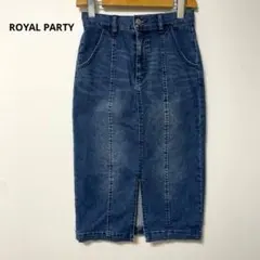 ROYAL PARTY ロイヤルパーティー デニム スリット スカート Mのサムネイル