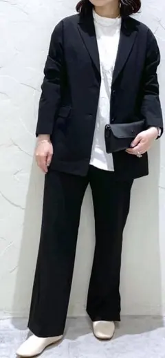 niko and … きちんとイージージャケット＆裾フレアパンツ セットアップ