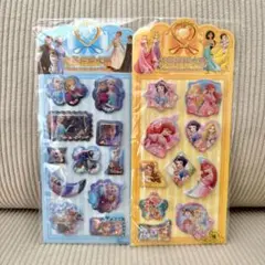 ディズニープリンセス ウォーターシール 2枚セット