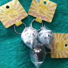 ごろねこサミット 10周年 立体ラバーキーホルダー 3個セット